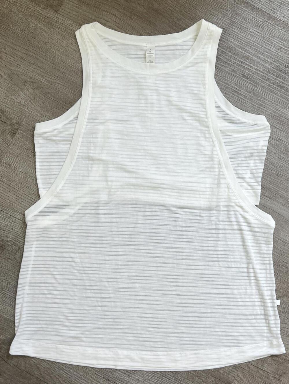 Lululemon Clear And Present Muscle Tank Size 8
